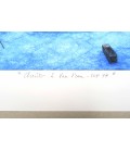 Christo à Vau l'eau - COP 77 - titre manuscrit • détail