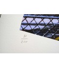 Brooklin bridge pinguin - Estampe numérigraphique - Dominique Vervisch • détail