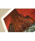 Meilleurs souvenirs de Notre-Dame - Estampe numérigraphique - Dominique Vervisch