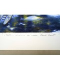 Meilleurs souvenirs du musée Claude Monet - titre manuscrit • détail