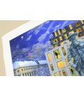 Meilleurs souvenirs du musée Claude Monet - Estampe numérigraphique - Dominique Vervisch • détail